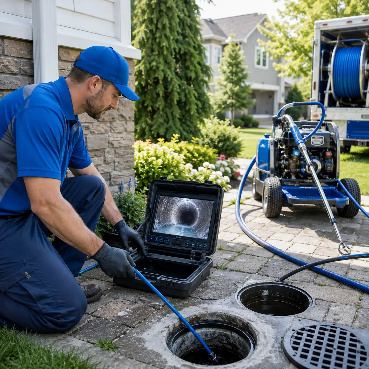 Outdoor drain cleaning professionals serving Claytonville, IL